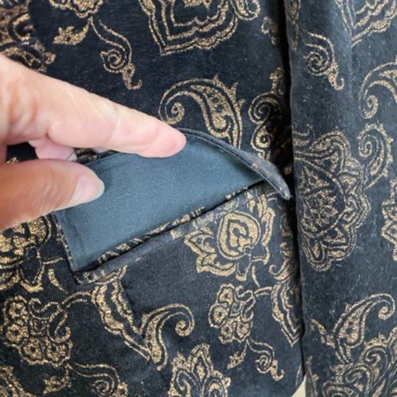 Lauren Ralph Lauren NWOT Velvet Tapestry Blazer - Size 10 - Never Worn - Picture 6 of 12